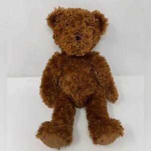 16” FAO Schwarz Brown Teddy Bear Plush Stuffed Animal Toy, cuddly‎ fuzzy furry